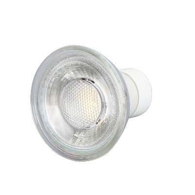 LED GU10 pin COB SMD dimming spot light bedroom hotel clothing store lighting quartz glass lamp cup
