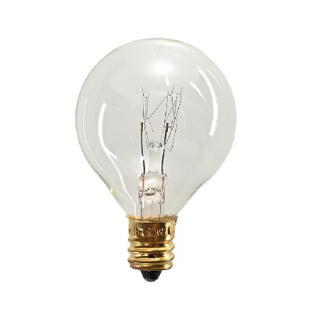 G40复古钨丝灯泡透明玻璃E12铜质球泡小夜灯替换光源卤钨灯批发